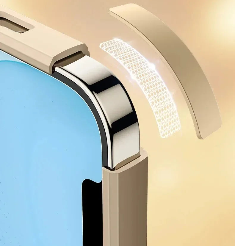 Matte magnetic silicone Samsung Galaxy case Close-up of a modern shower head with a focus on design and functionality.