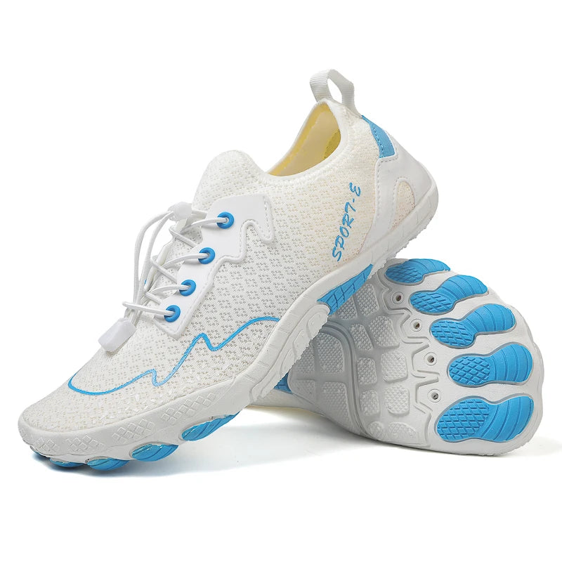 Barefoot Wading Shoes Men Women Mesh Quick-Drying Beach Shoes Outdoor Non-Slip Swimming Shoes Unisex Water Sports Shoes