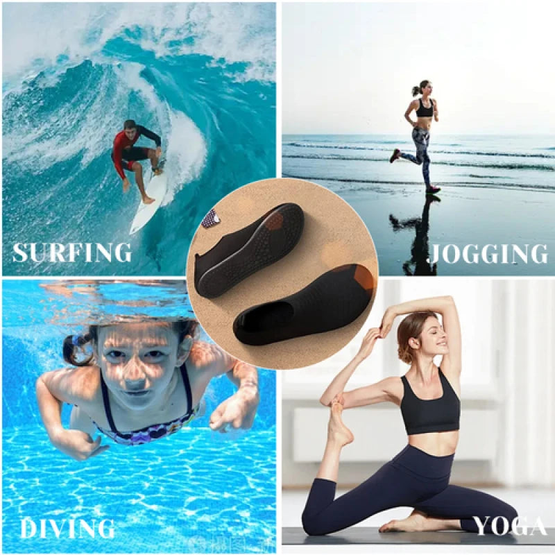 Beach Water Shoes Unisex Beach Quick-Drying Breathable Swimming Slippers Summer Anti-slip Casual Sports Water Sneakers