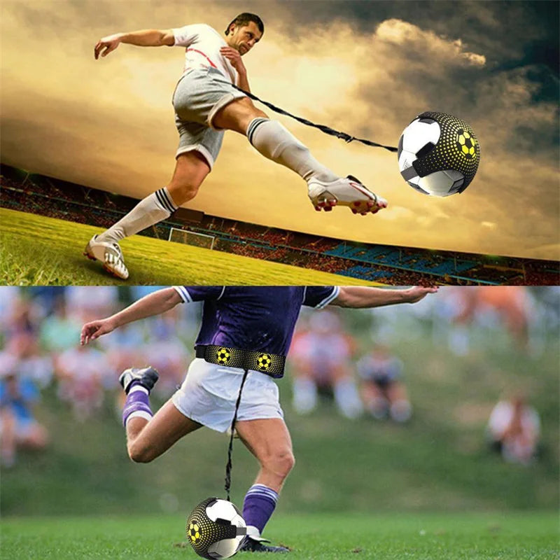 Two soccer players in action on a field with a dramatic sky.